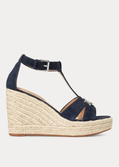 Women's Ralph Lauren Hale Suede Sandals | 275481EXV